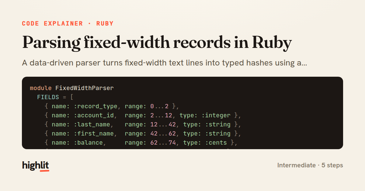 Parsing fixed-width records in Ruby — share card