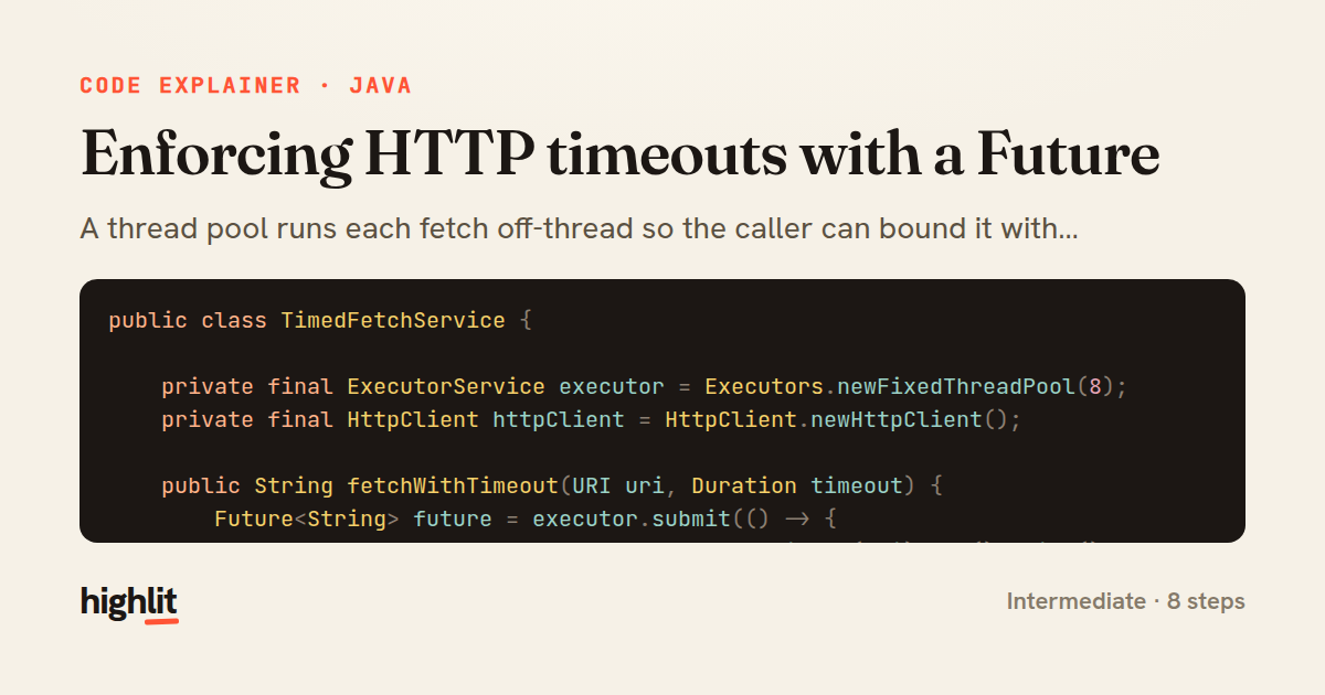 Enforcing HTTP timeouts with a Future — share card