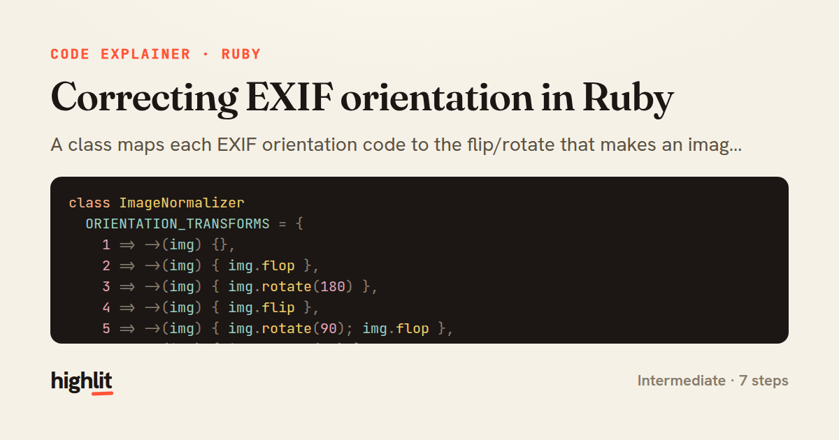 Correcting EXIF orientation in Ruby — share card
