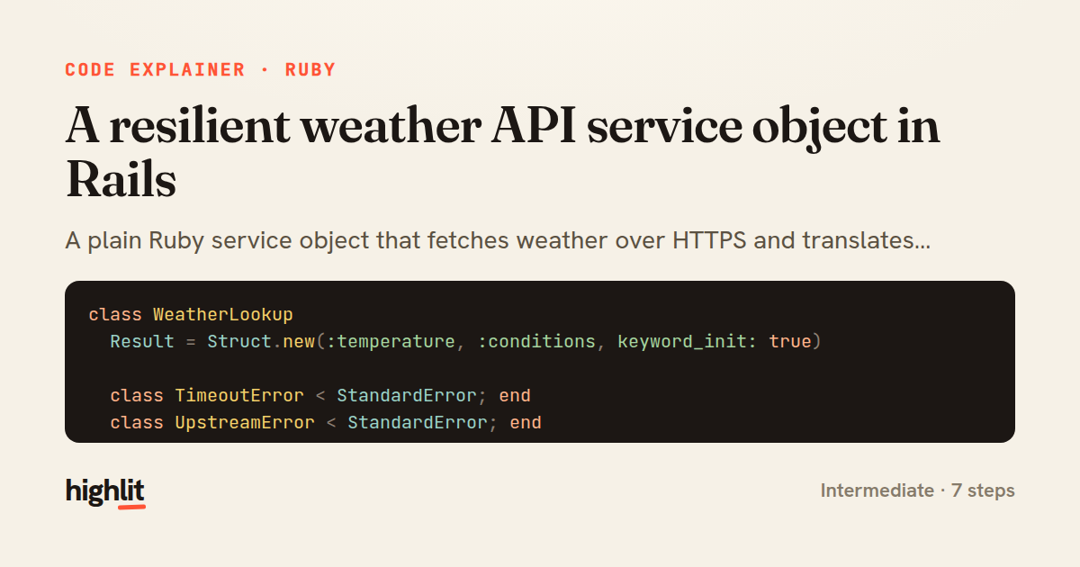 A resilient weather API service object in Rails — share card