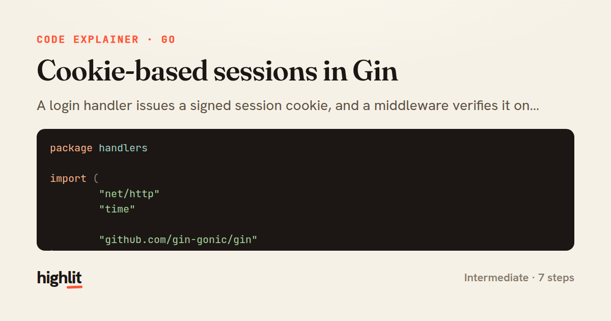 Cookie-based sessions in Gin — share card