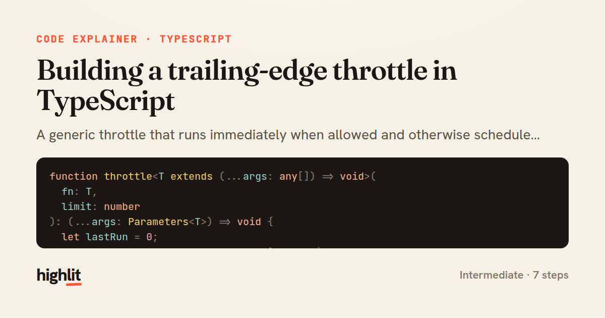 Building a trailing-edge throttle in TypeScript — share card