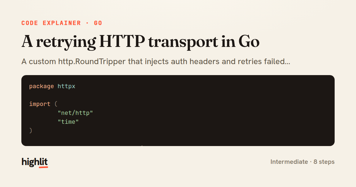 A retrying HTTP transport in Go — share card