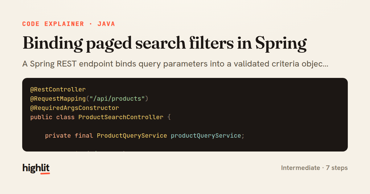 Binding paged search filters in Spring — share card