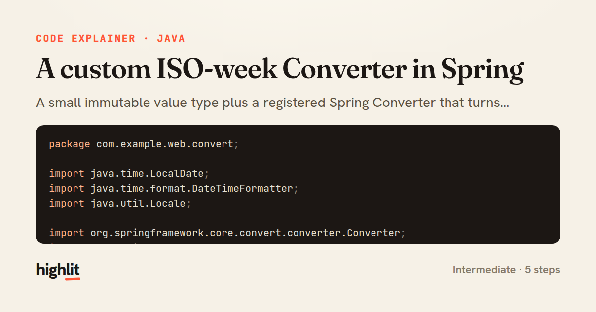 A custom ISO-week Converter in Spring — share card