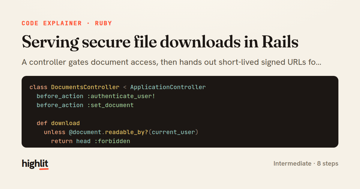 Serving secure file downloads in Rails — share card